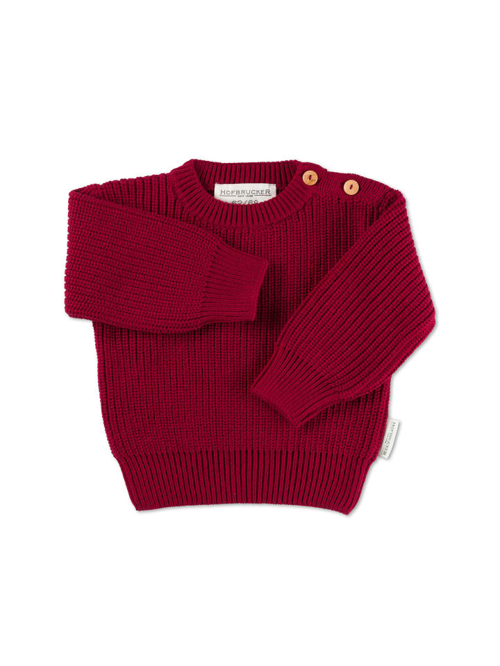 Hofbrucker Strickpullover in cranberry günstig kaufen