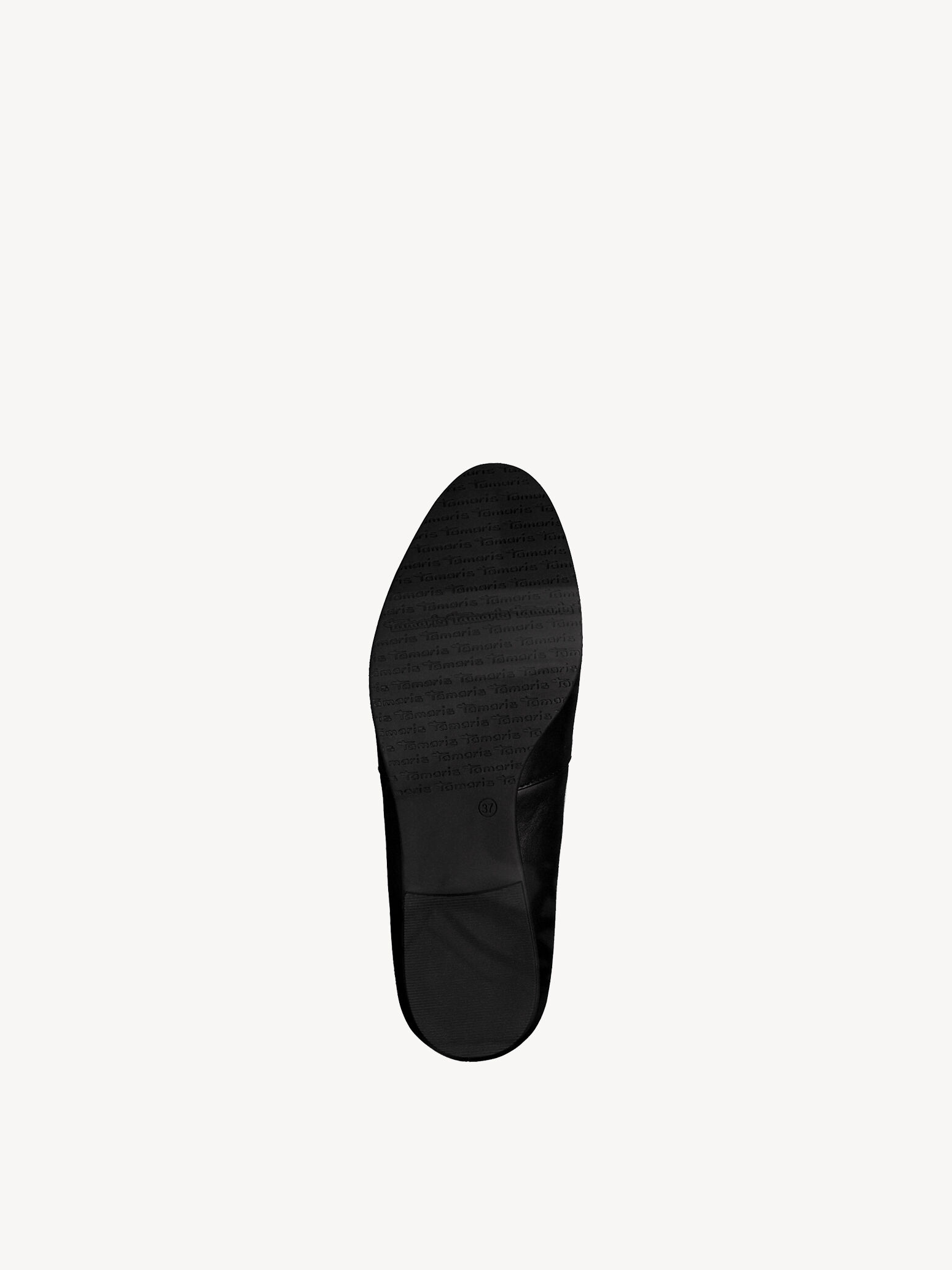 Slipper en cuir - noir