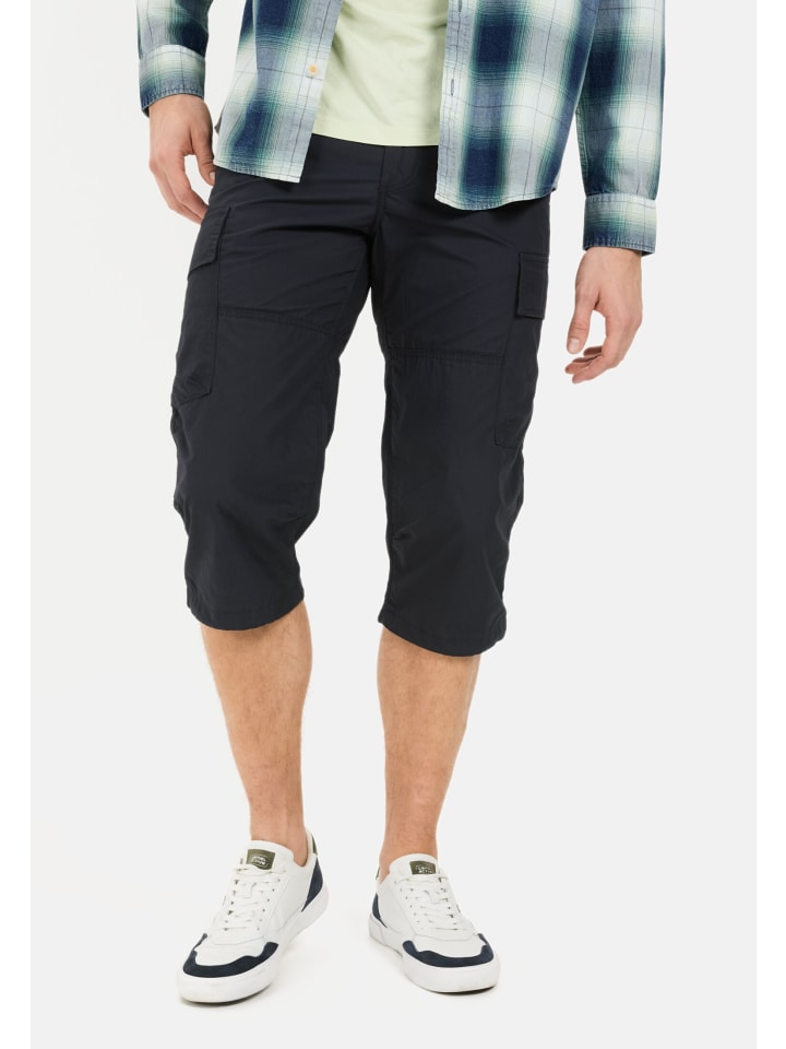 Camel Active 3/4 Cargo Shorts Regular Fit in Dunkelblau günstig kaufen