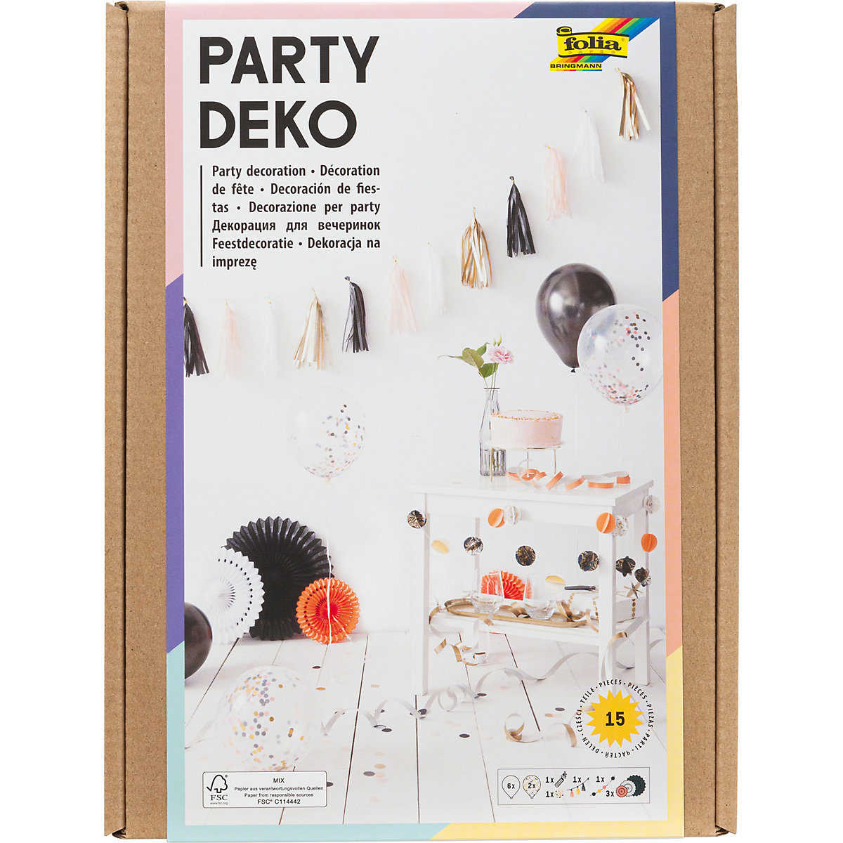Party-Deko ADULTS, 15-tlg.