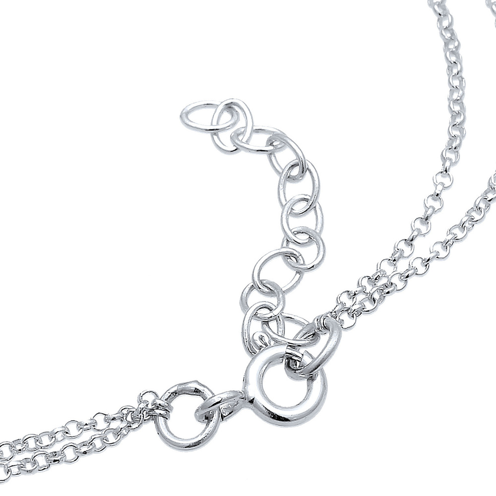Elli Elli Bracelet Layer Dreieck Geo Zirkonia Kristalle 925 Silber Bracelet