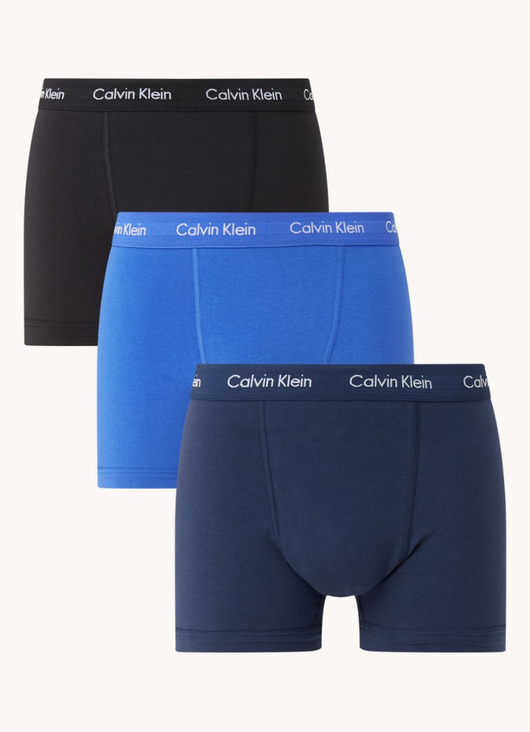 Lot de 3 boxers Calvin Klein avec ceinture logotée