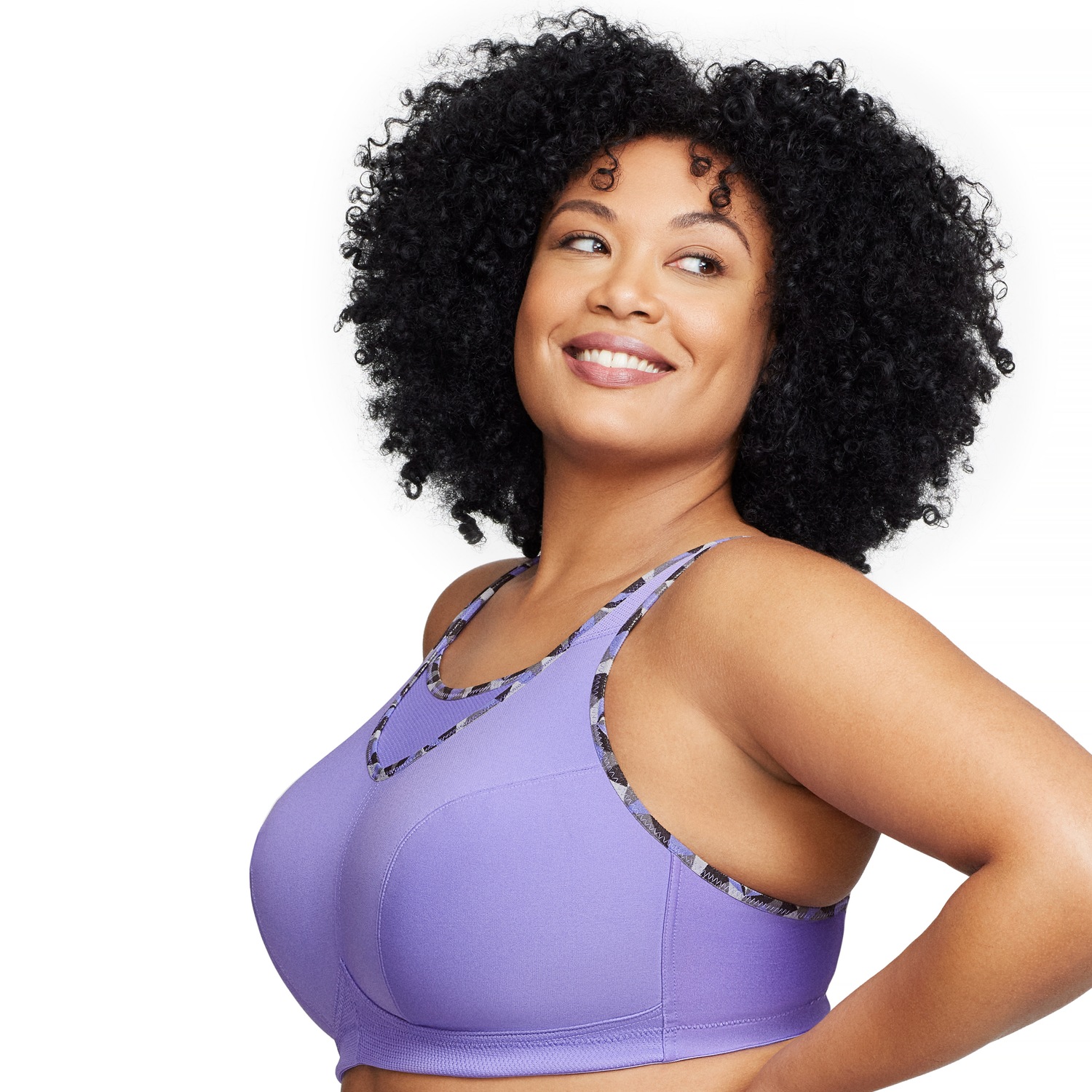 Sport-Bustier mit bestem Halt - Lila