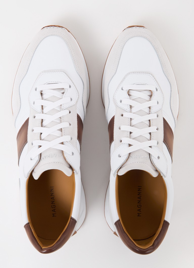 Zapatillas Magnanni Romero II din piele cu detalii frontale
