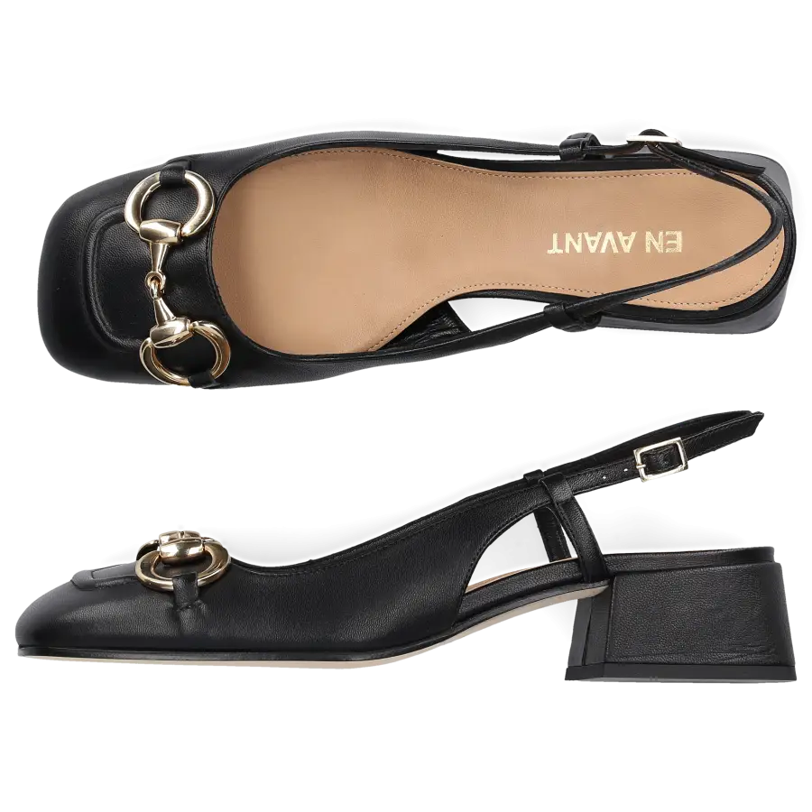 EN AVANT - Slingpumps 1982 Nappaleder - schwarz