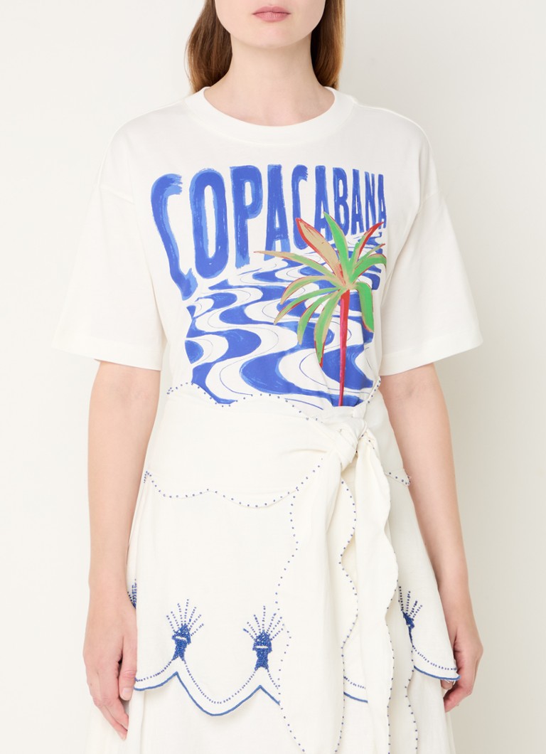 Μπλούζα με στάμπα Farm Rio Copacabana
