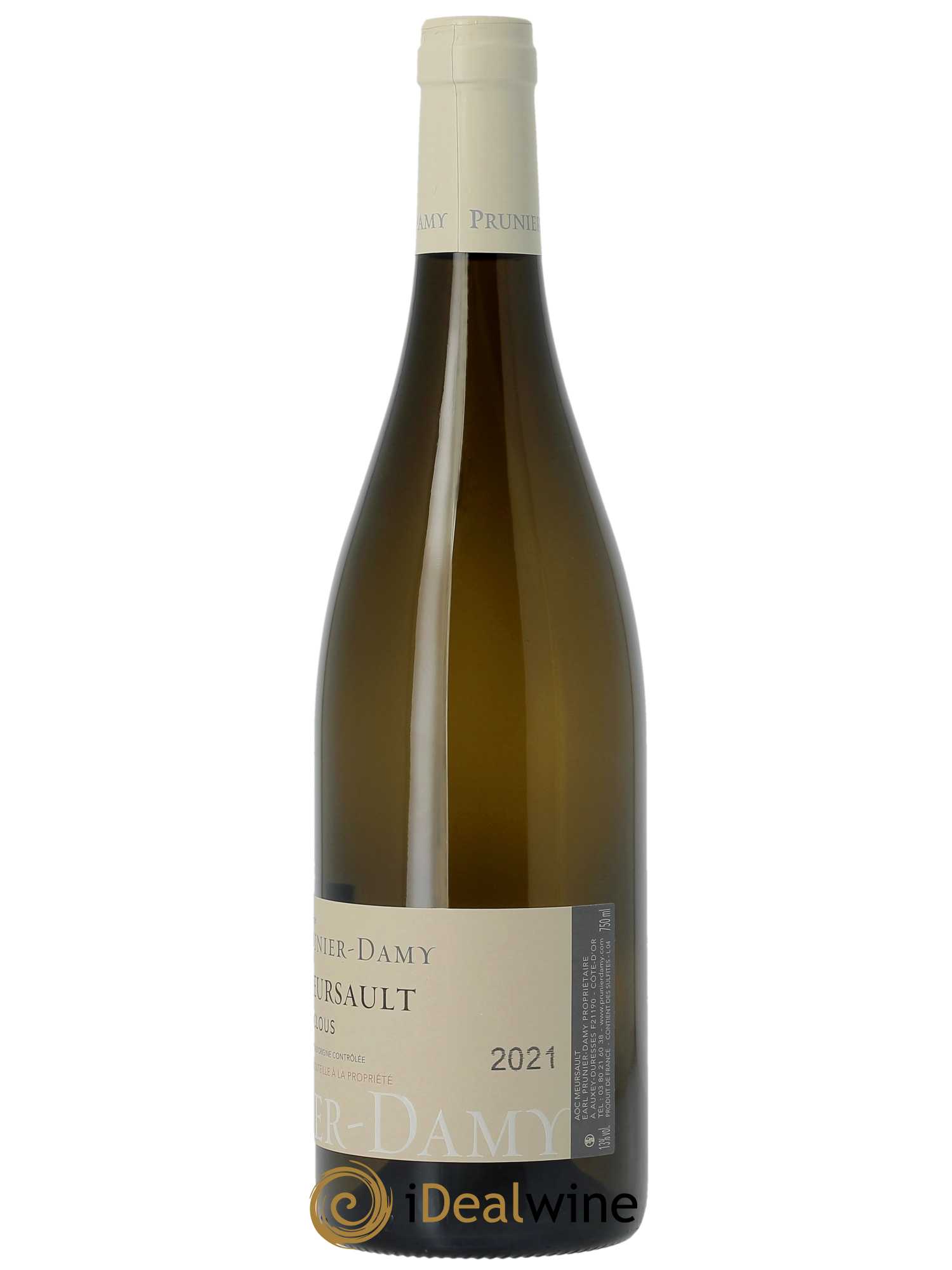 Meursault Les Clous Prunier-Damy  2021 - Lot de 1 Bouteille