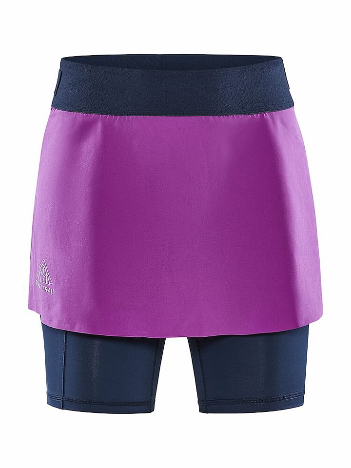 Craft 2in1-Trainingsrock in Lila/ Dunkelblau günstig kaufen