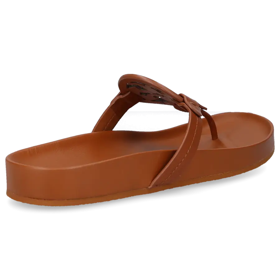 Tory Burch - Sandalen MILLER CLOUD Kalbsleder - braun