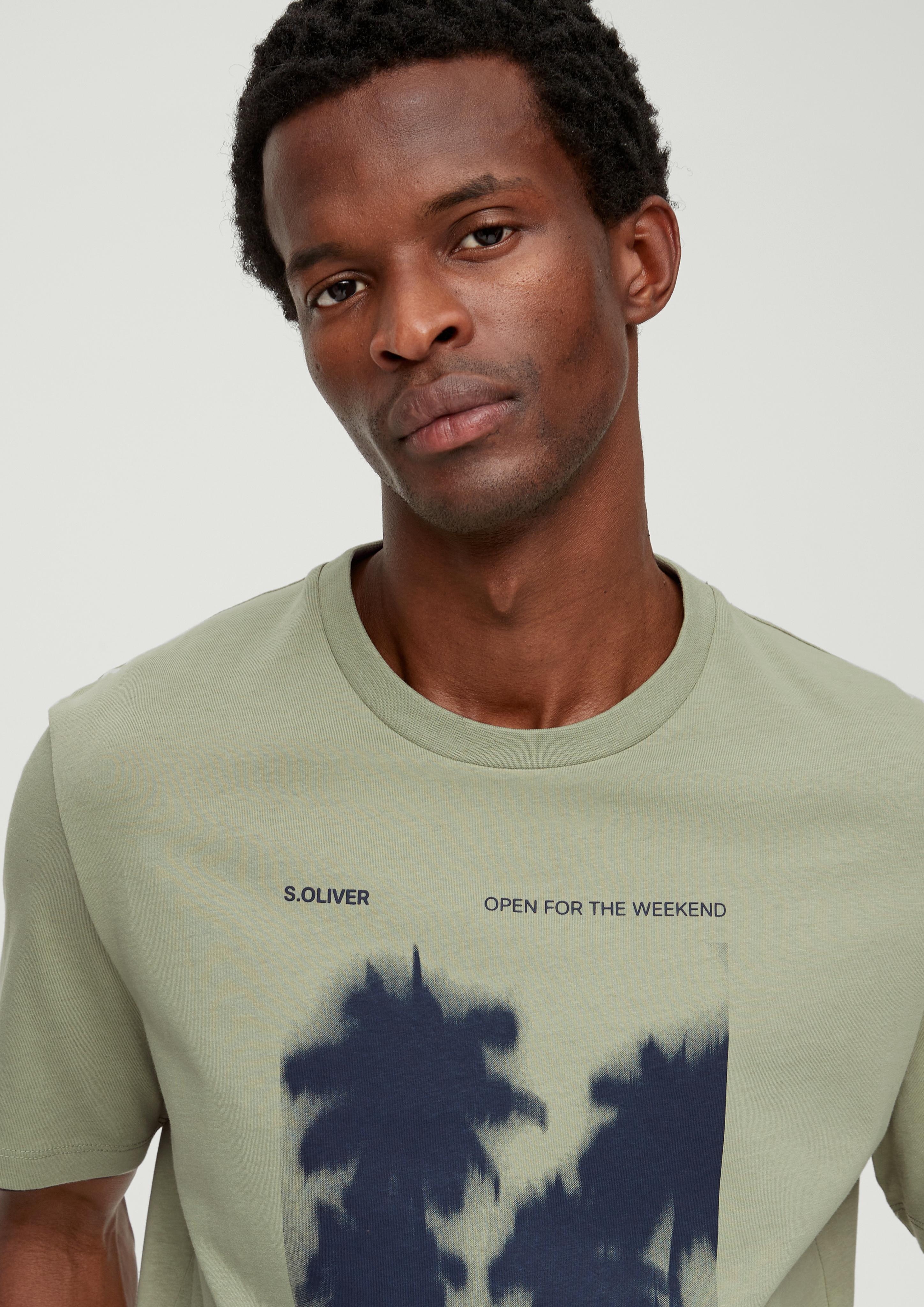 Baumwollshirt mit Frontprint  2131368-78D1