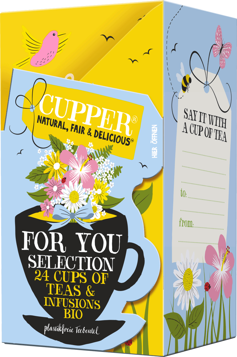 For You Selection Teas & Infusions Box, 8 verschiedene Sorten (24 Beutel), 43 g