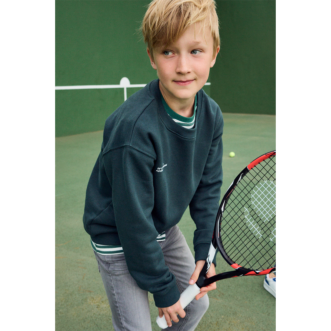 Kinder Sweatshirt mit kleinem Print