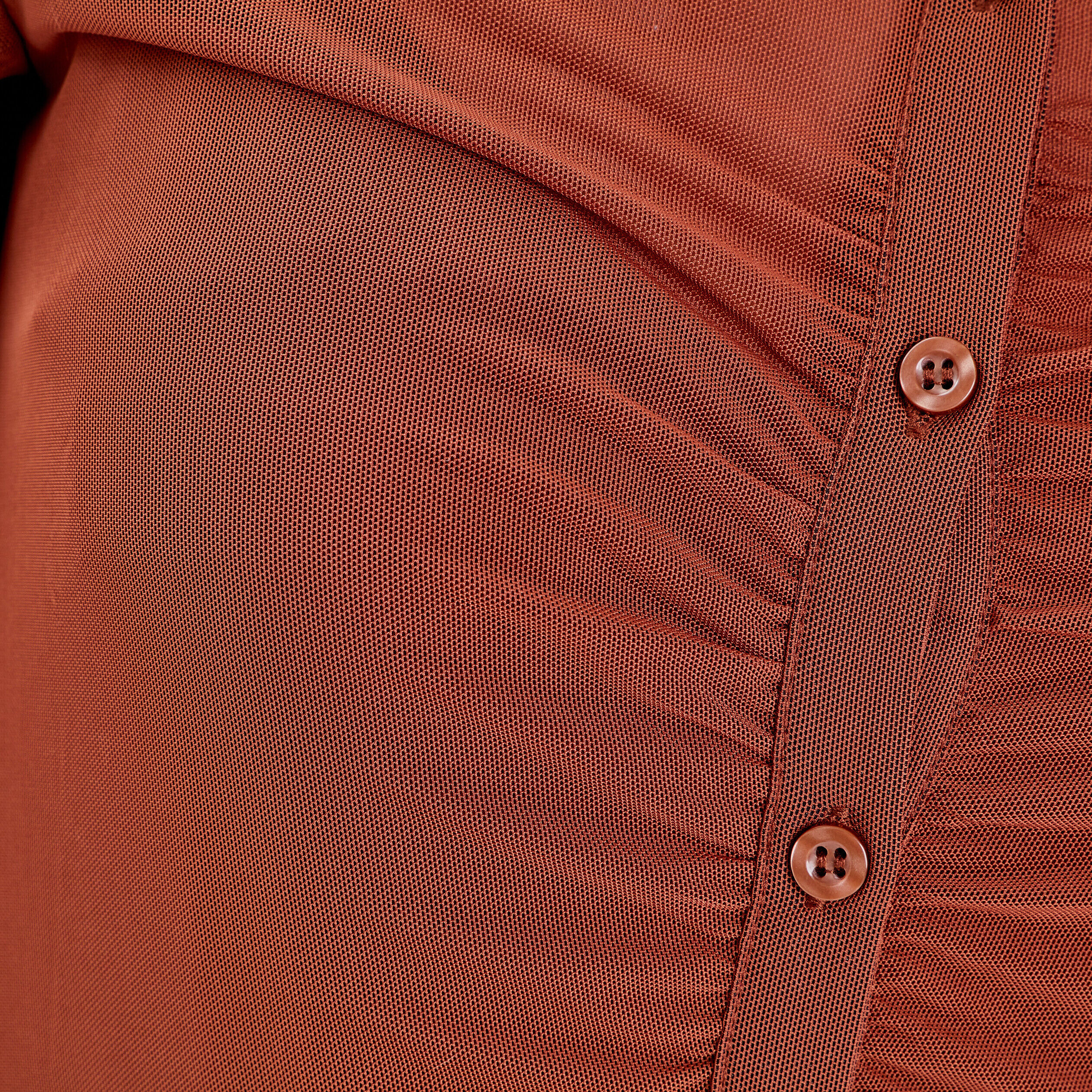 Chemise manches longues marron femme | Cache Cache