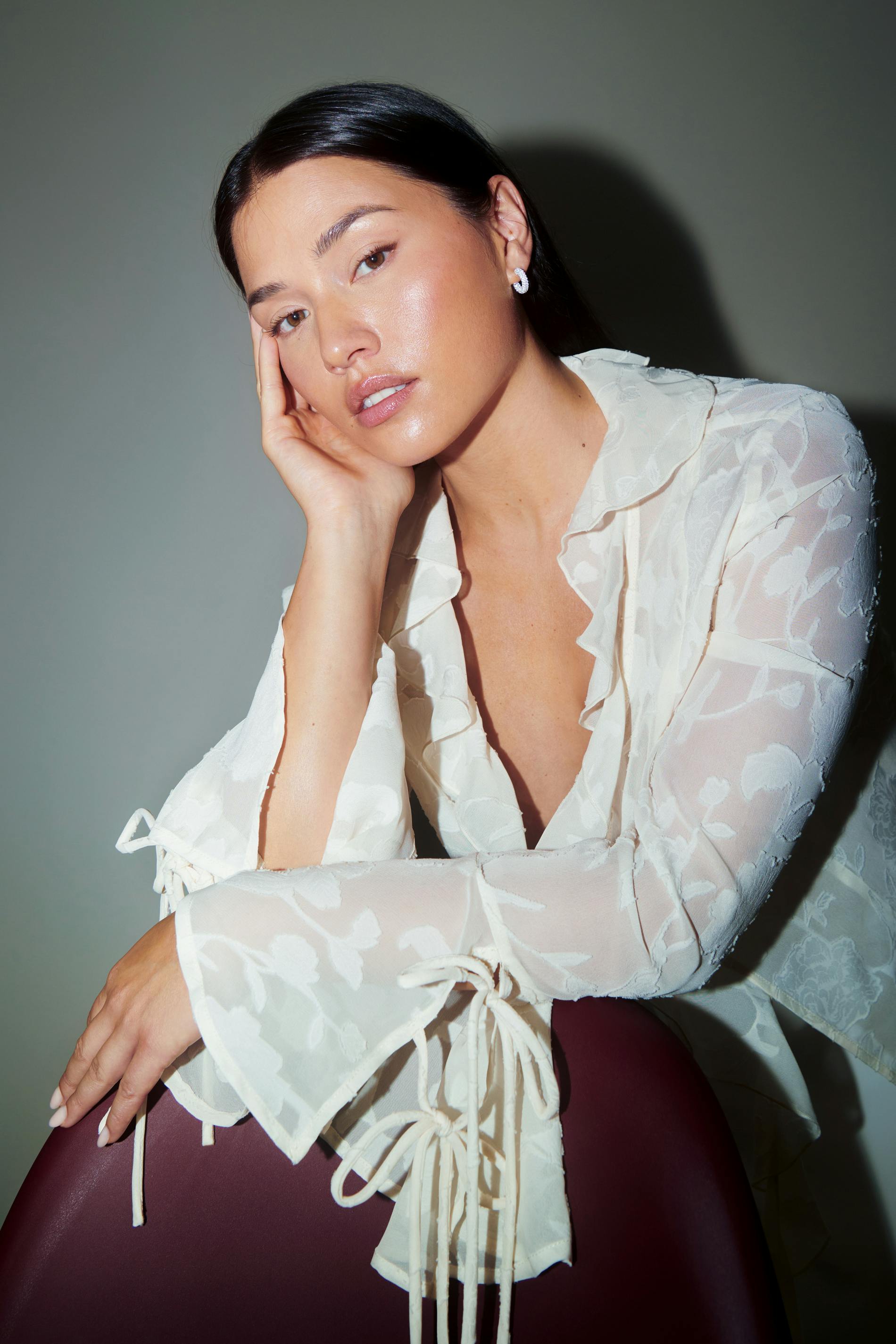 Frill blouse