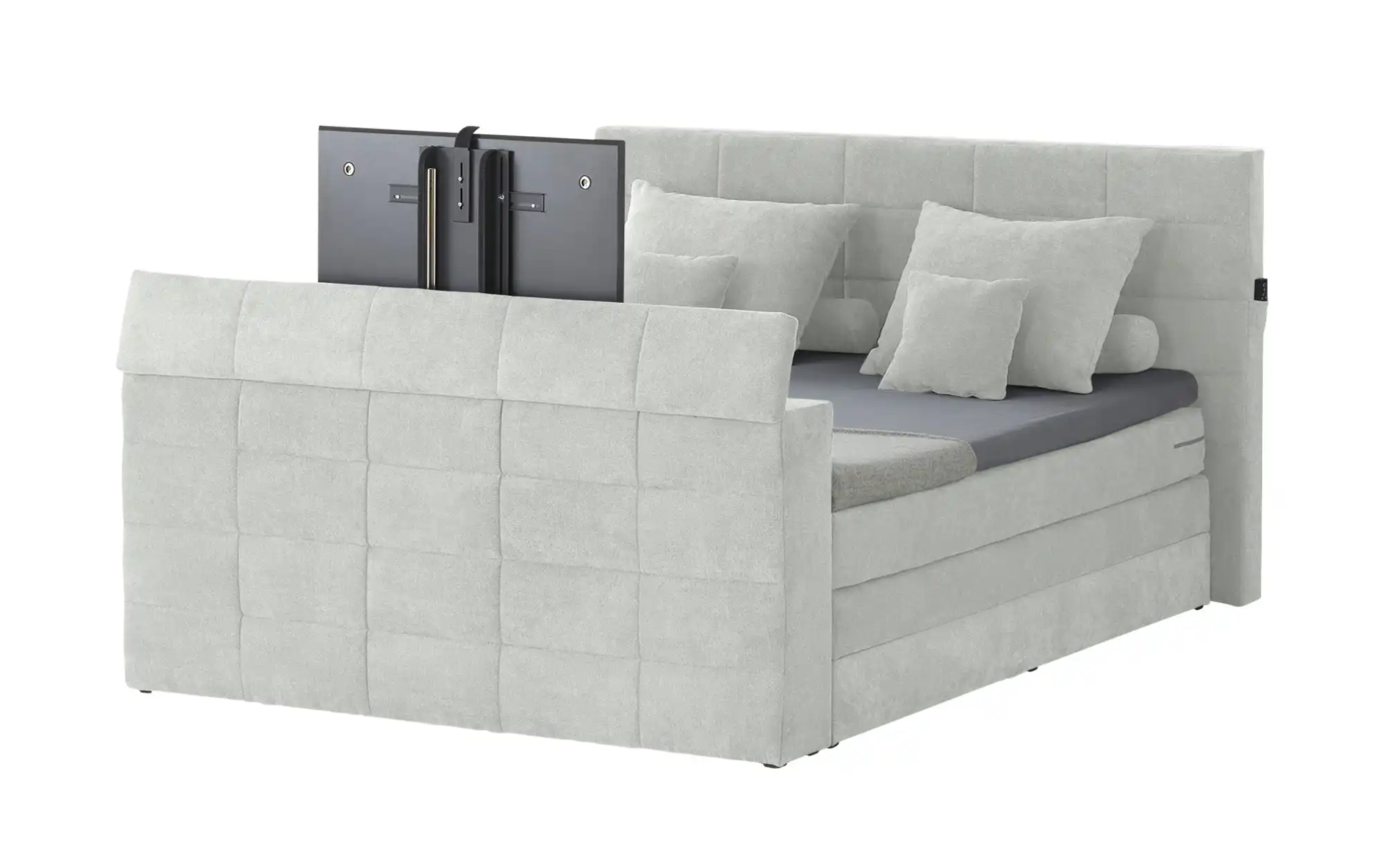 Primo TV-Motor-Boxspringbett mit motorischer TV-Halterung Dillon 2