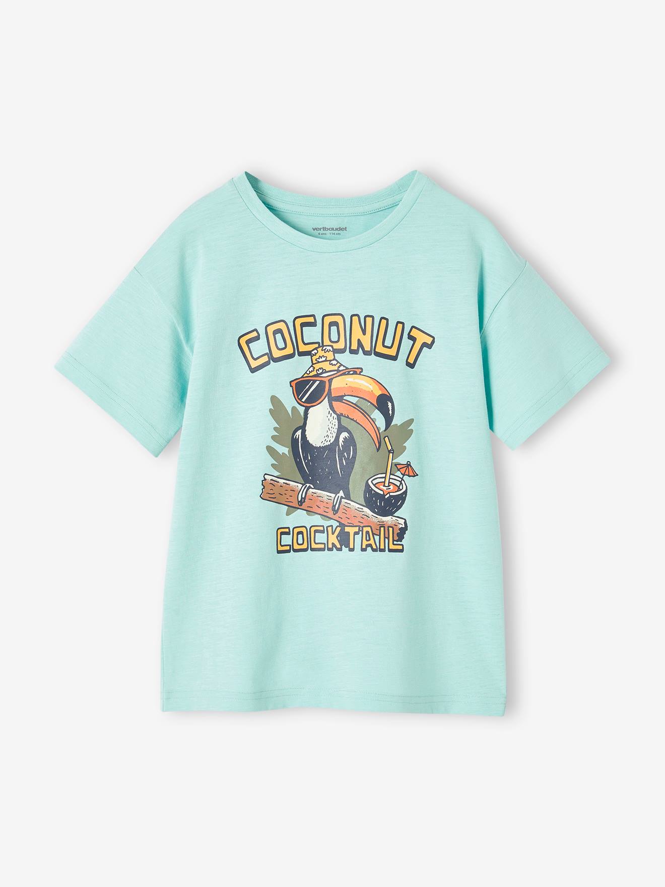 Vertbaudet Jungen T-Shirt mit Recycling-Baumwolle - türkis