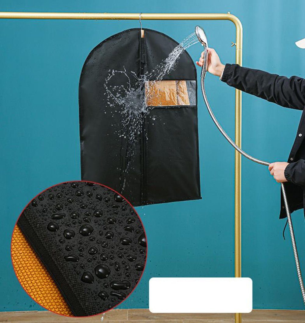 SCOHOME Kleidersack Kleidersäcke, 10 Stück Atmungsaktiv Lange Brautkleider Kleidertaschen (Mantel Kleiderbezüge Taschen, mit Reißverschluss, 10 St., Mottenresistente hängende Kleidersäcke) für lange Kleider Anzüge Mantel