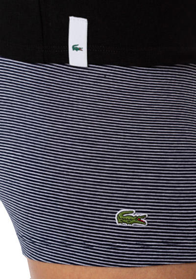LACOSTE, T-Shirts, Baumwolle, schwarz
