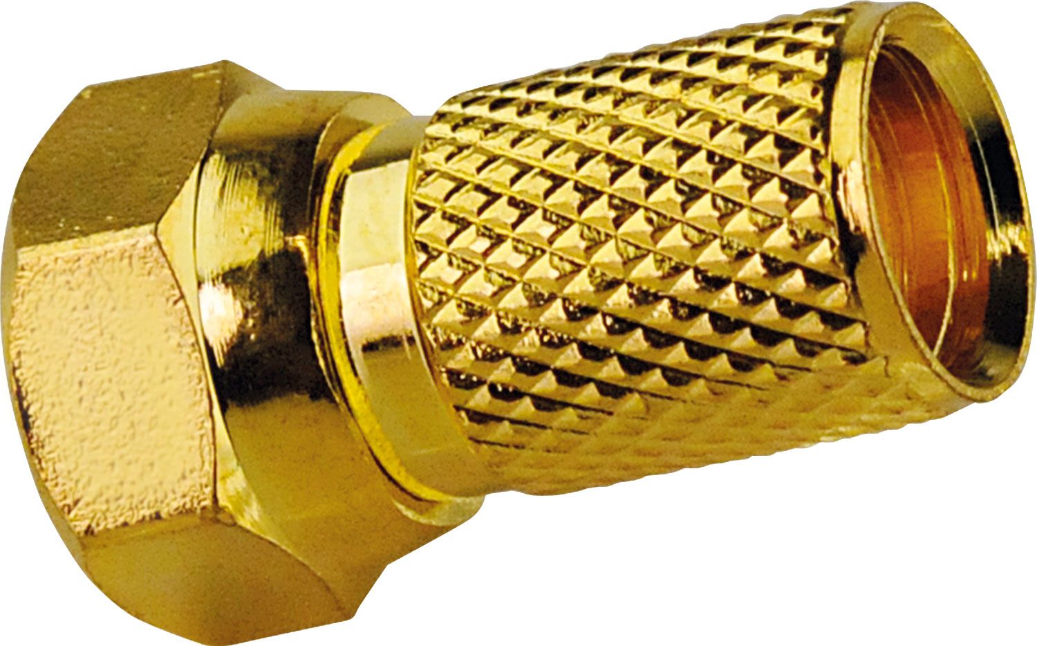 Schwaiger GOFST7001 vergoldeter F-Stecker