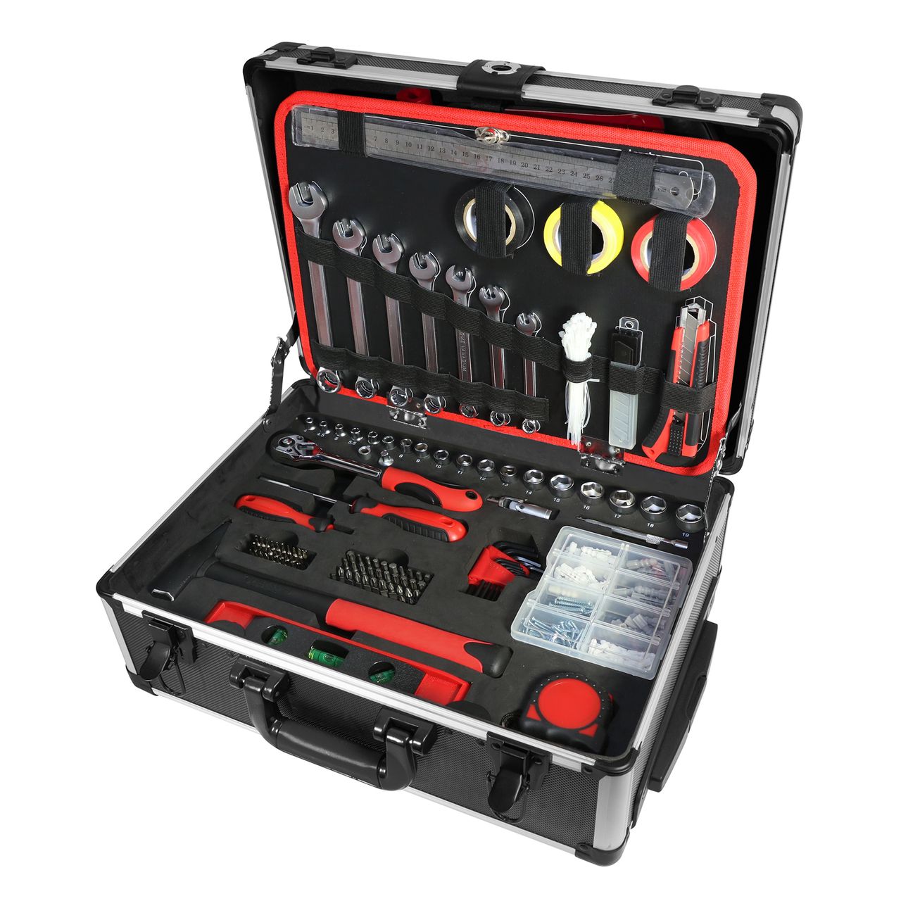 TECH-CRAFT Tech Craft Alu Werkzeugkoffer 211 tlg