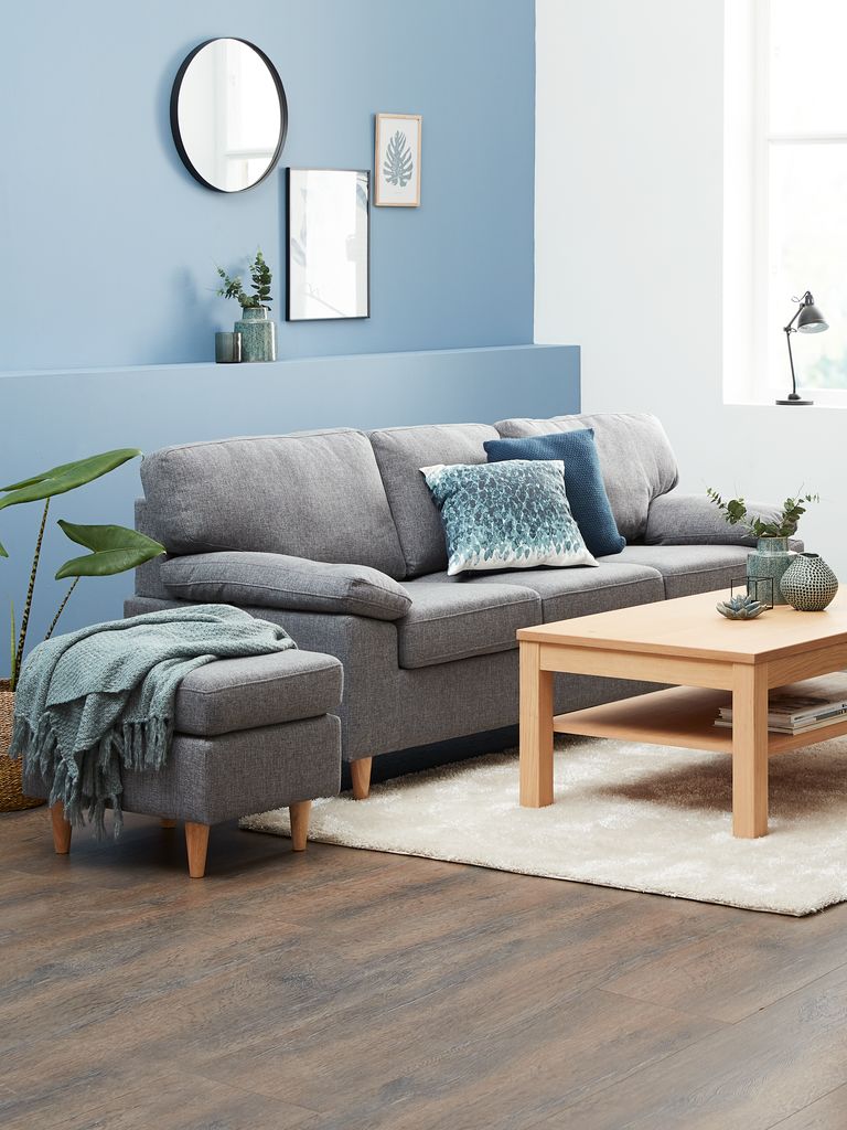 GEDVED Sofa 3-osobowa GEDVED szara