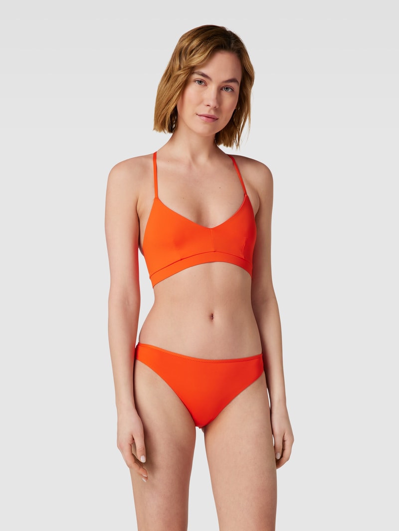 Bikini-Oberteil mit Spaghettiträgern in orange