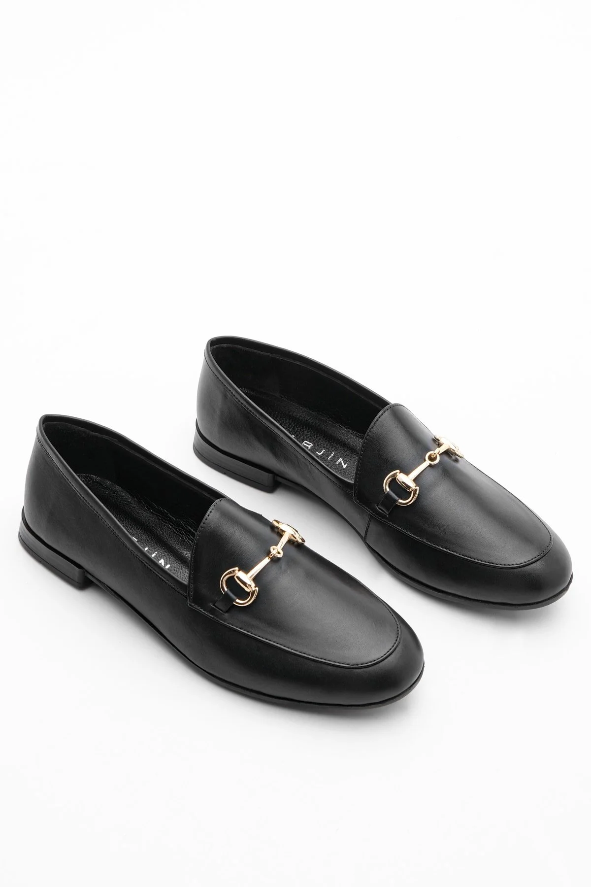 Marjin  Damen-Freizeitschuhe aus echtem Leder mit Kette in Hellbraun