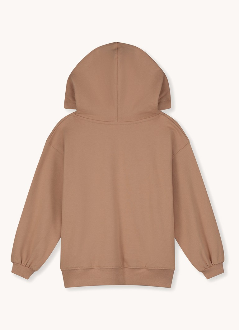 Moletom com capuz Gray Label em algodão orgânico com bolsos laterais