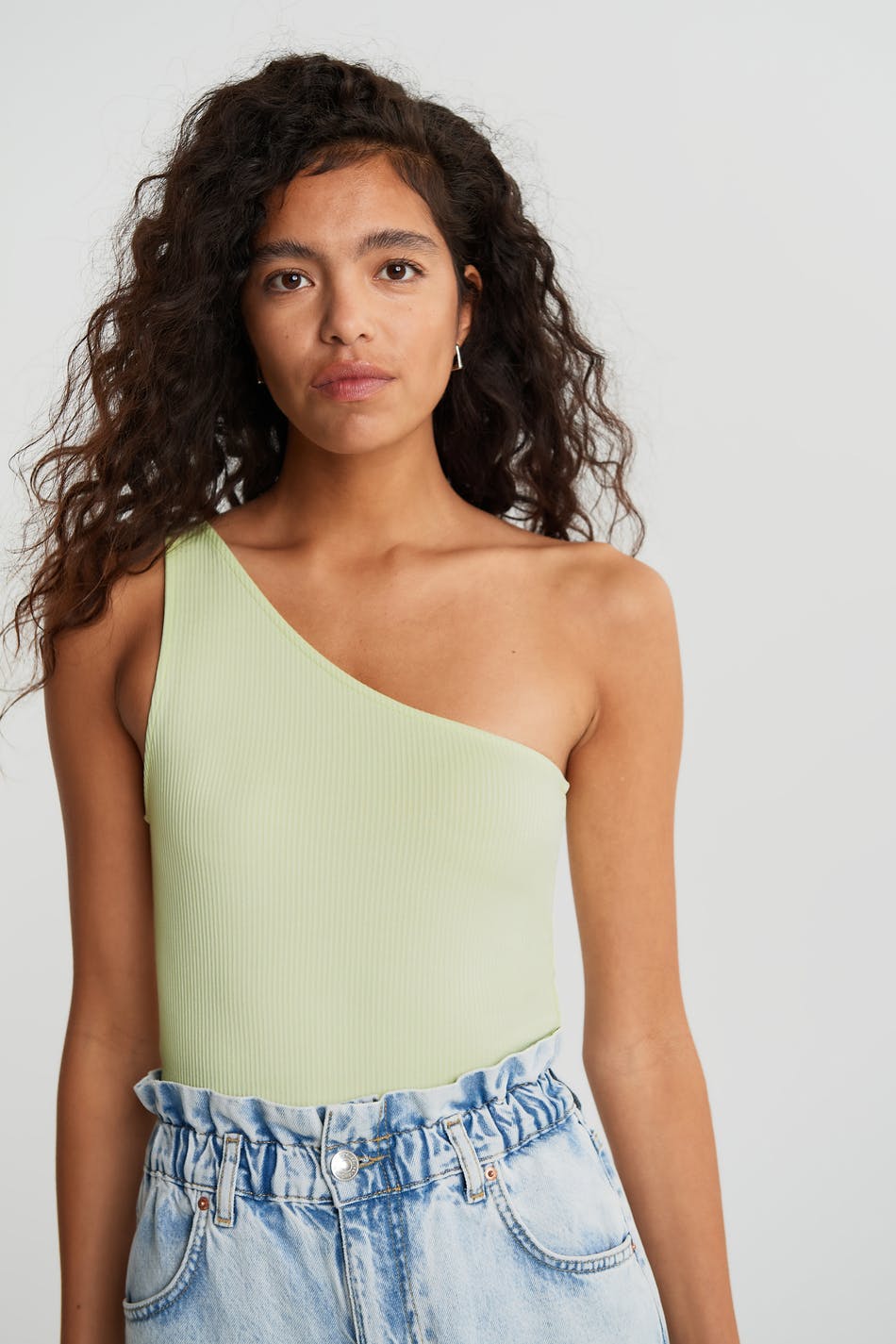 Joline one shoulder top