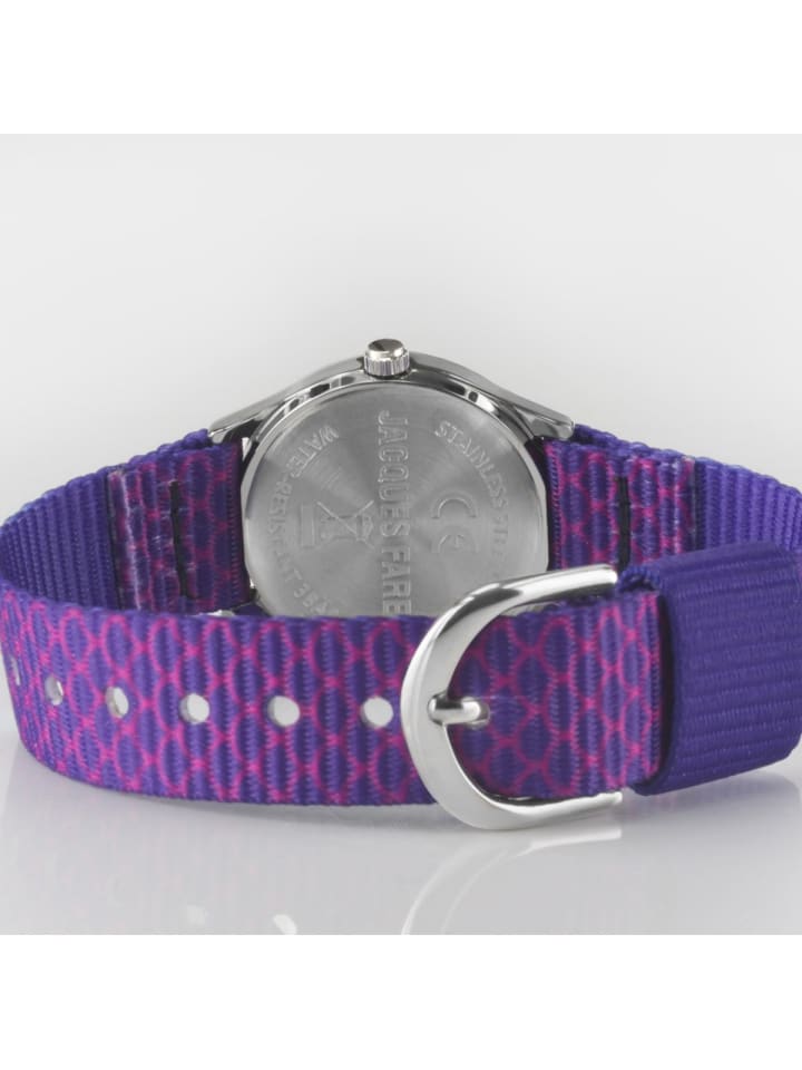 JACQUES FAREL Quarzuhr HCC 3144 in Lila günstig kaufen onesize