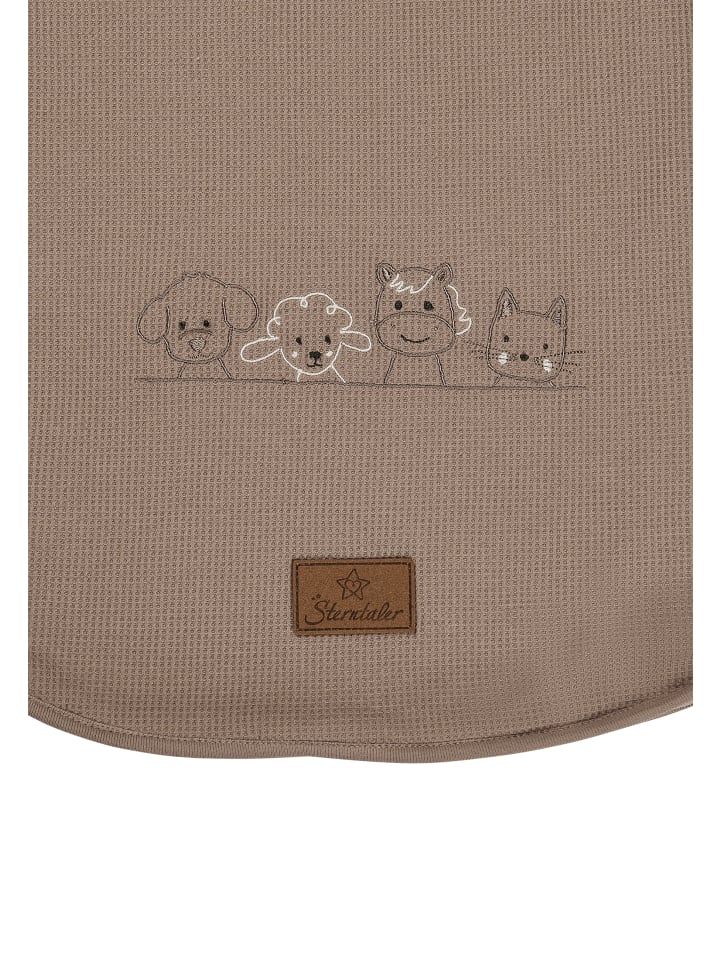 Sterntaler Schlafsack mit Armen 100cm Bauernhof in sand günstig kaufen 100 cm