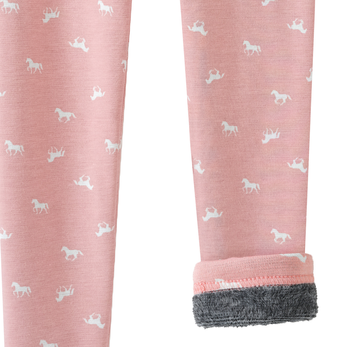 Mädchen Thermo-Leggings mit Pferde-Allover
