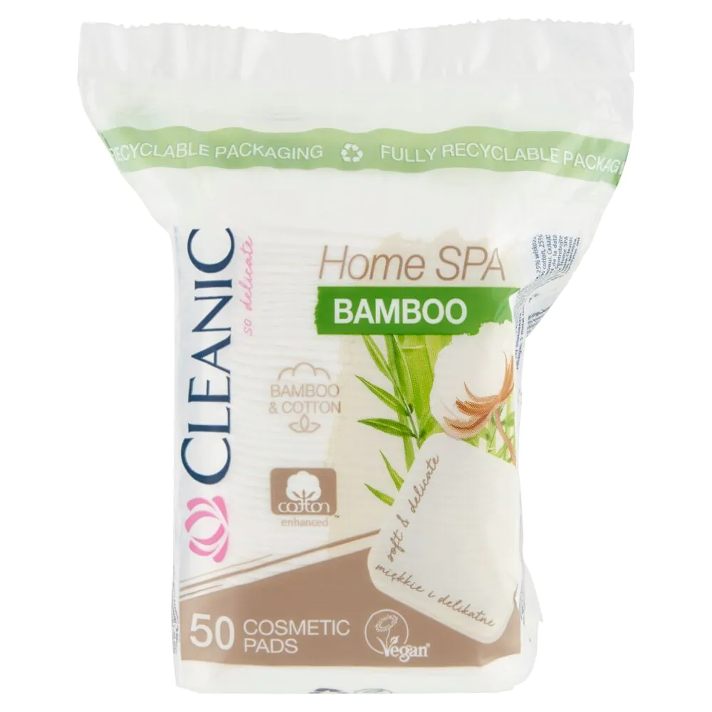 Καλλυντικά επιθέματα Cleanic Home Spa από μπαμπού