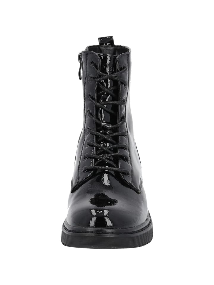 palado Schnürstiefel in black lack günstig kaufen