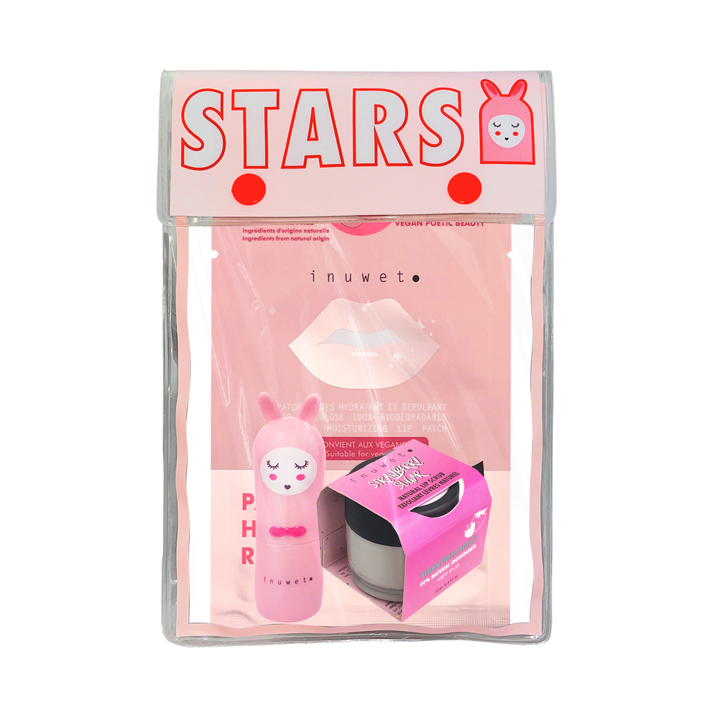 Inuwet Trousse Star - Routine soin des lèvres,Vegan Soins des lèvres