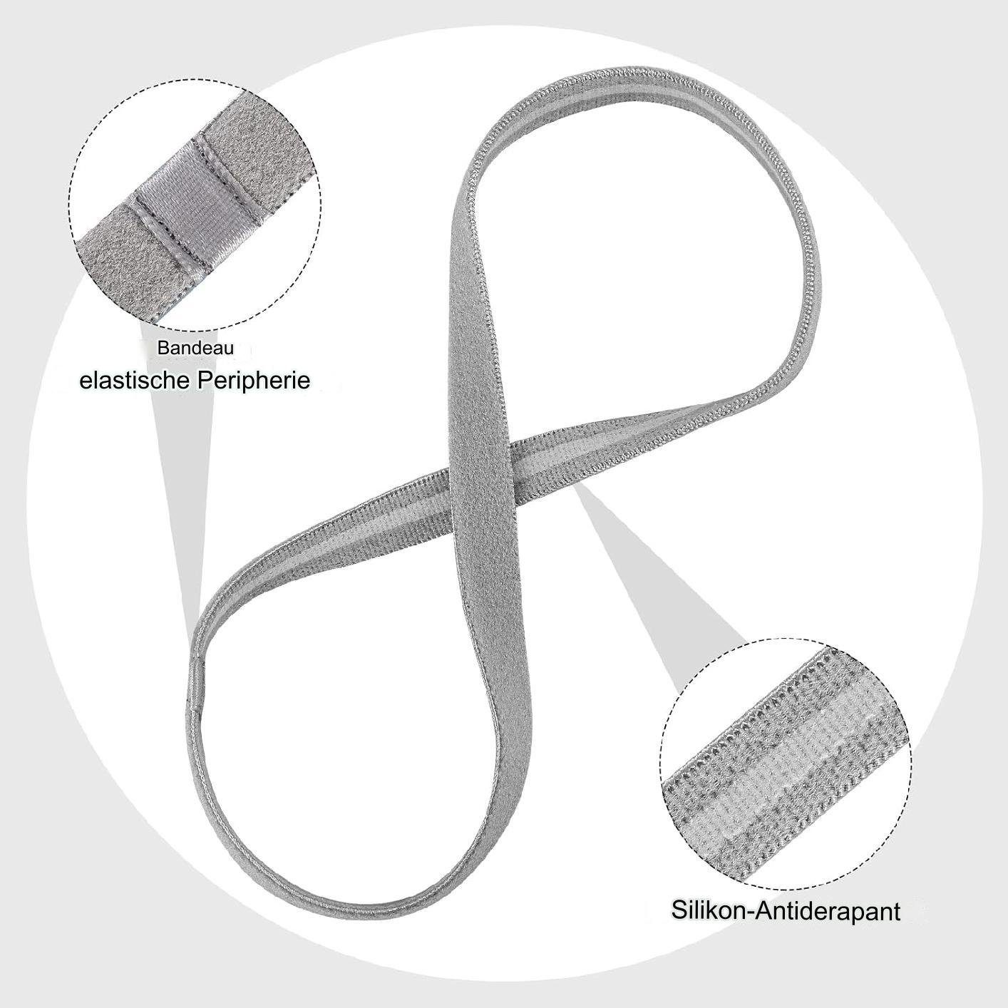 KOMIRO Haarband Haarband Herren Elastische Haarband Jungen Sport 6 Stück, 6-tlg.