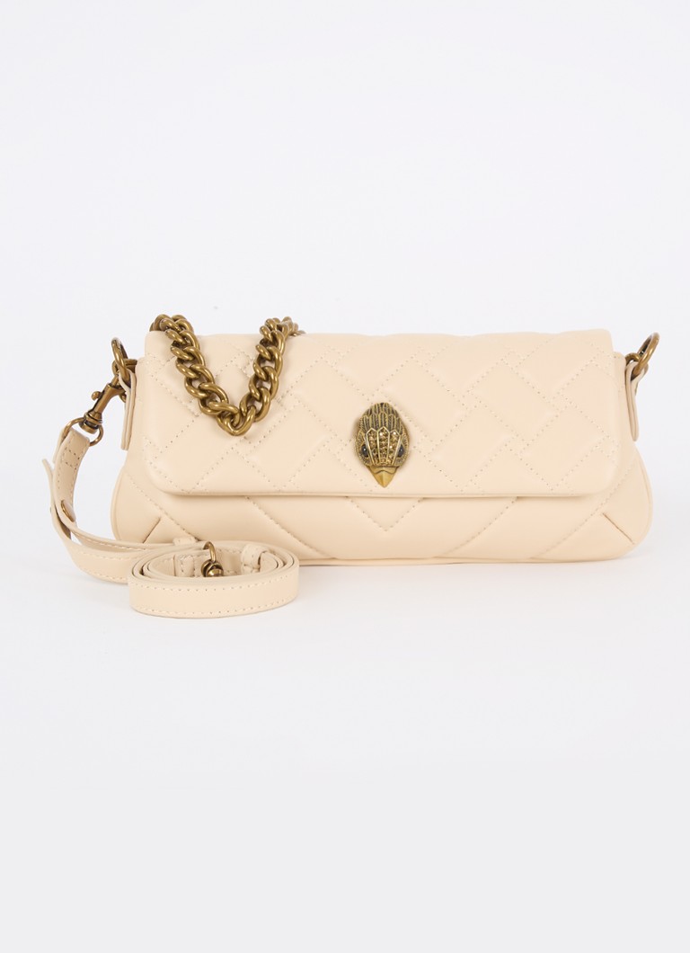 Kurt Geiger Long Kensington leather shoulder bag with detachable shoulder strap