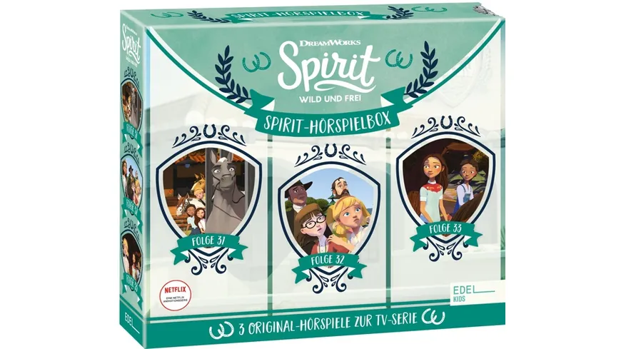 Hörspiel-Box-Folge 31-33 Spirit