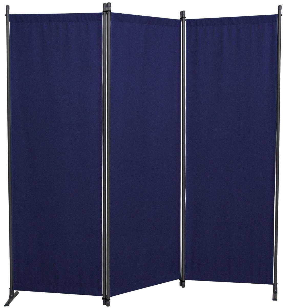 Angerer Paravent 3-tlg. blau