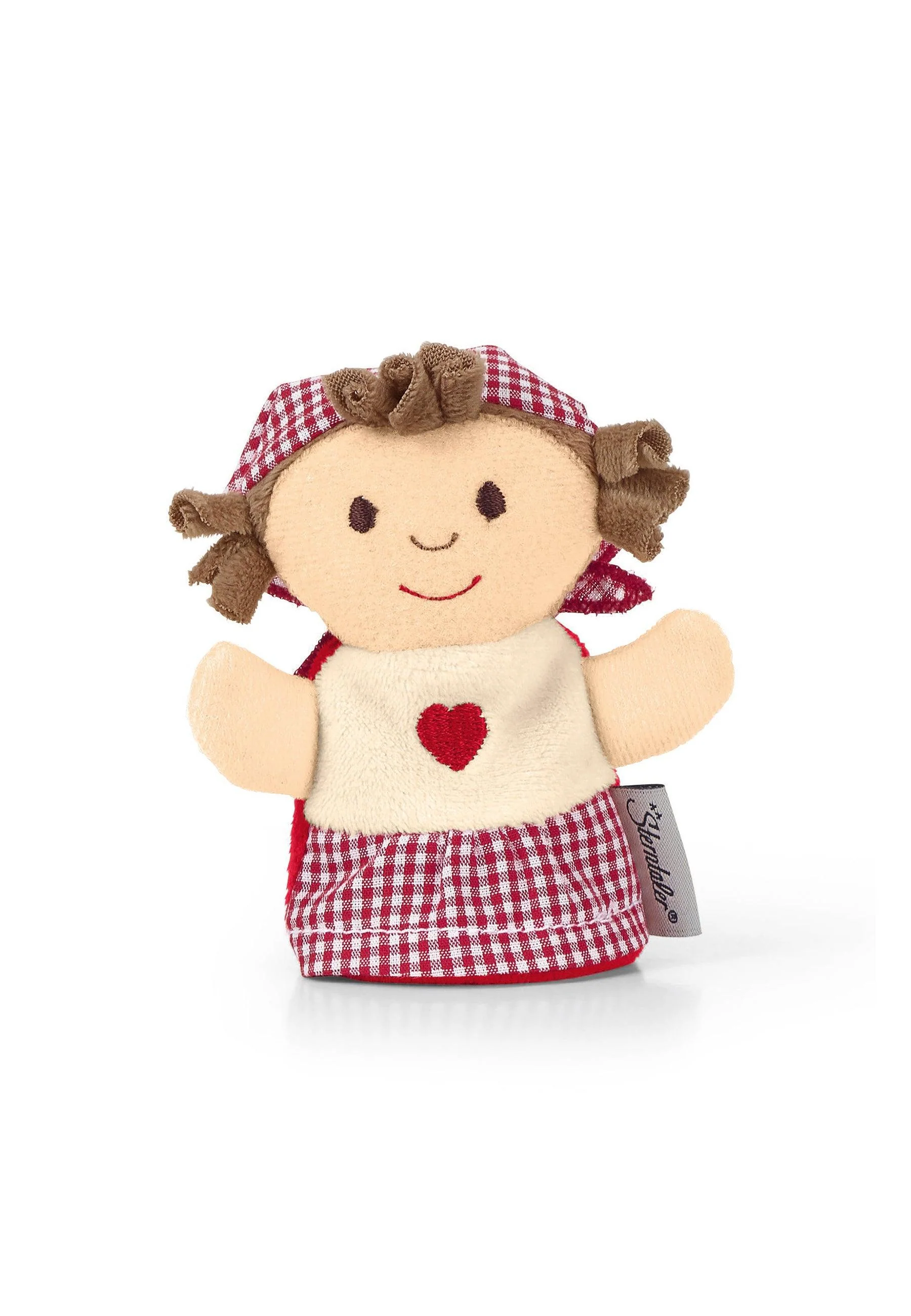 Fingerpuppe Gretel, 10 cm ideal für unterwegs