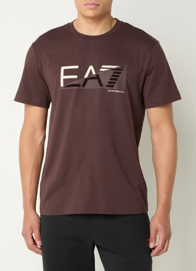 Tricou Emporio Armani cu logo în relief