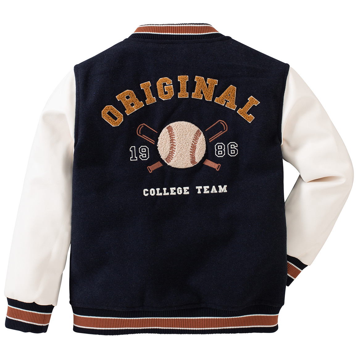 Jungen Jacke im College-Style