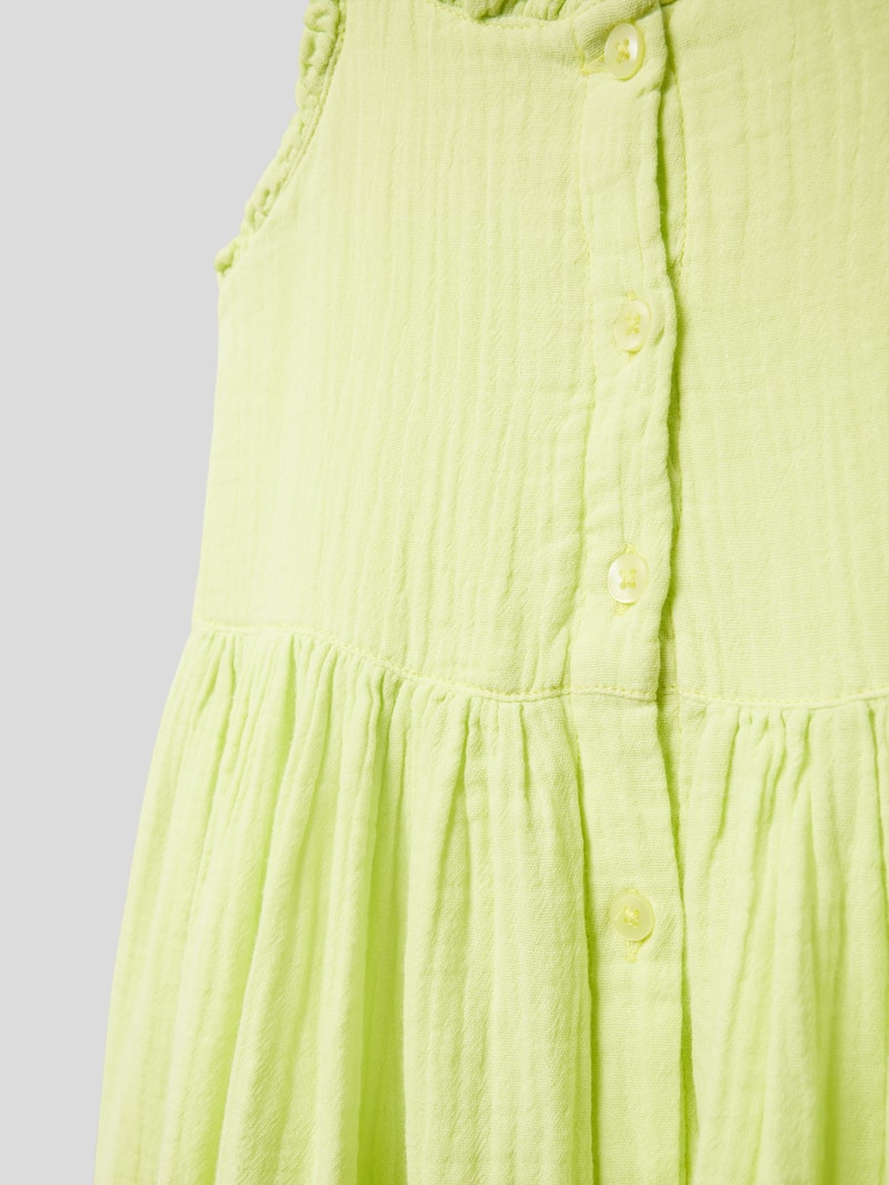 Kleid mit Knopfleiste in mint