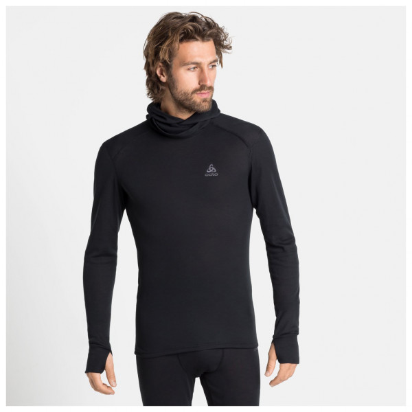 Odlo - Base Layer Top With Facemask L/S Active Warm Eco - Kunstfaserunterwäsche