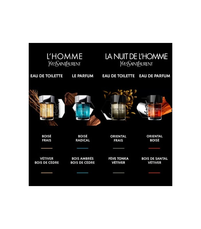 YVES SAINT LAURENT-LA NUIT DE L'HOMME-Eau de Toilette Vaporisateur