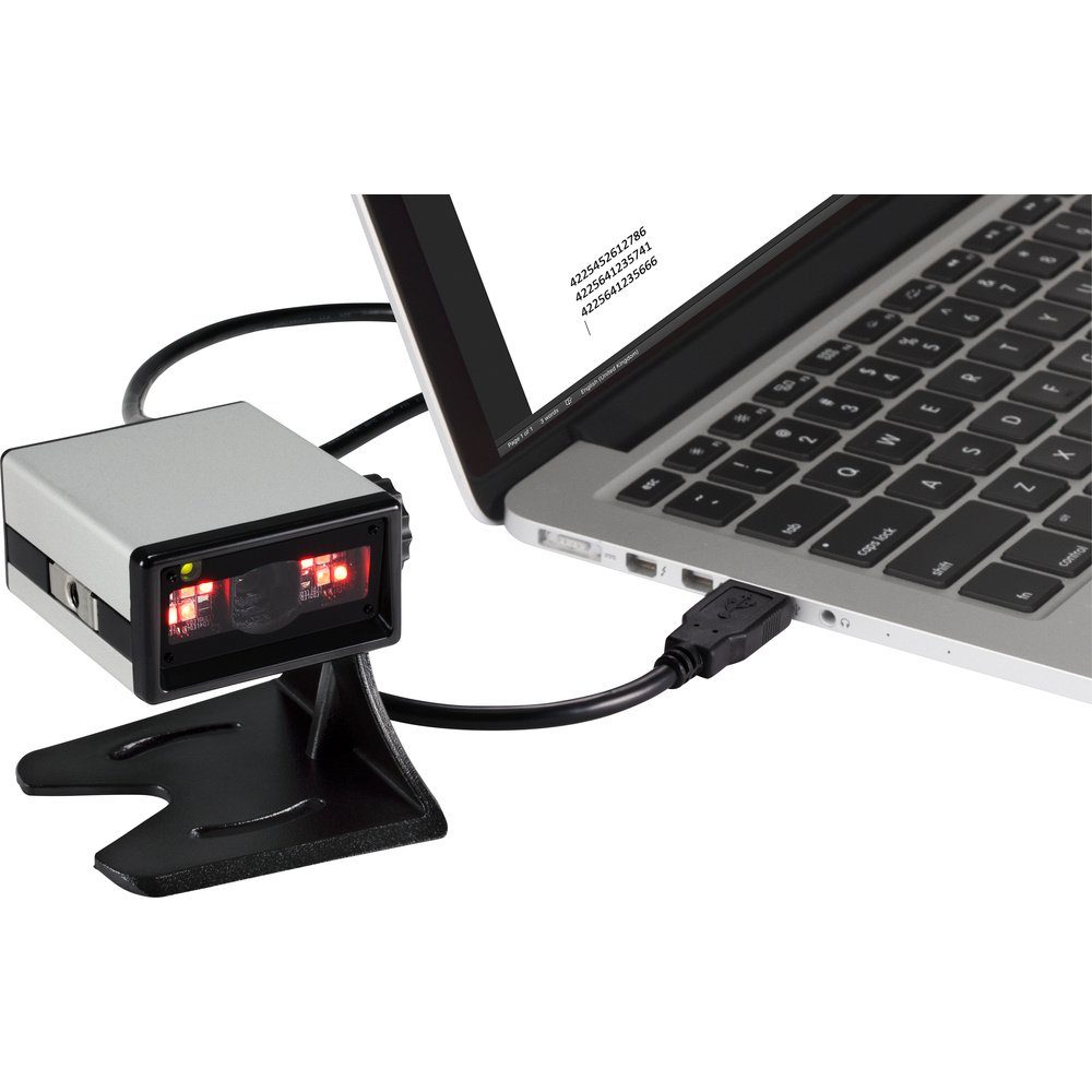 Renkforce Renkforce 2D Barcode-Scanner Kabelgebunden 2D Imager Silber Einbau-Sc Scanner