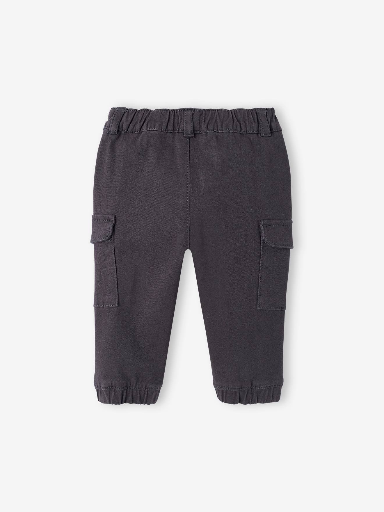 Pantalon bébé battle gris ardoise