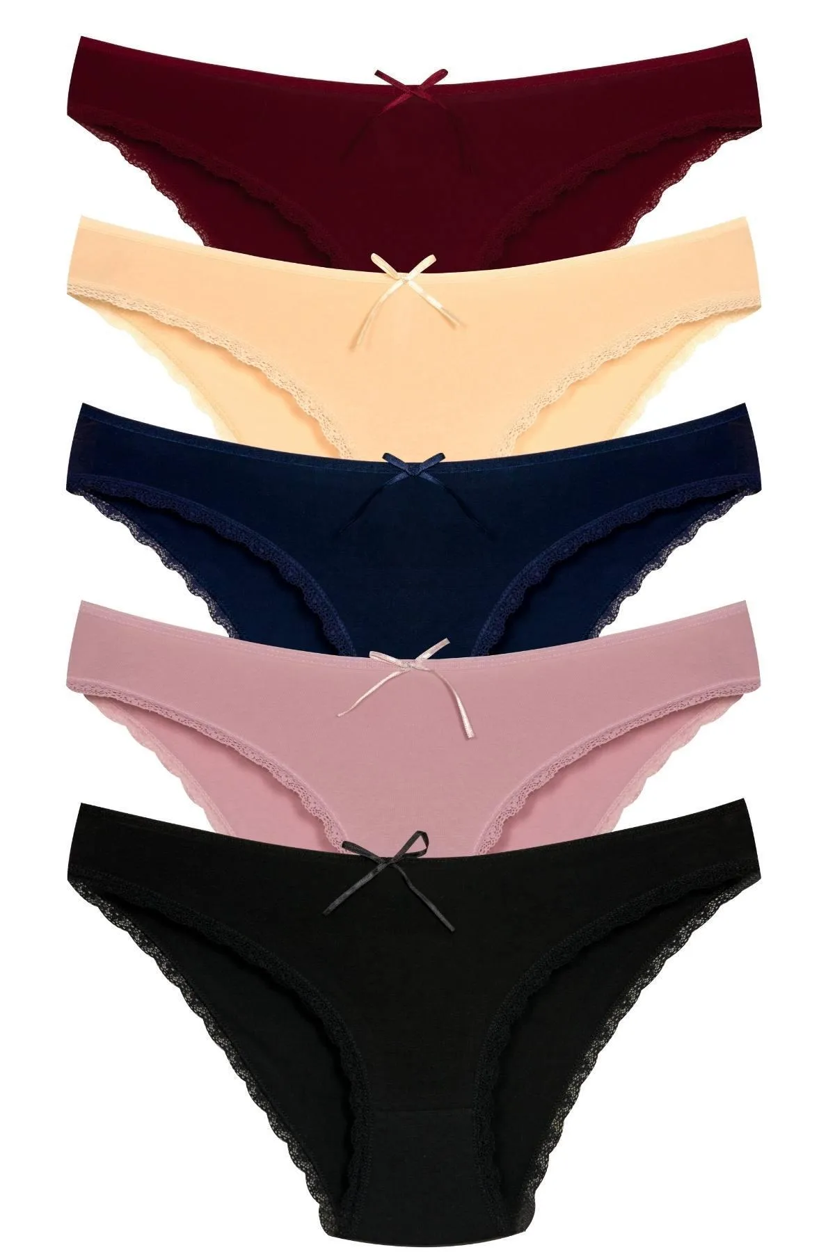 Newlilla  1101 Bikini Damen T. Spitzenhöschen Paket V31
