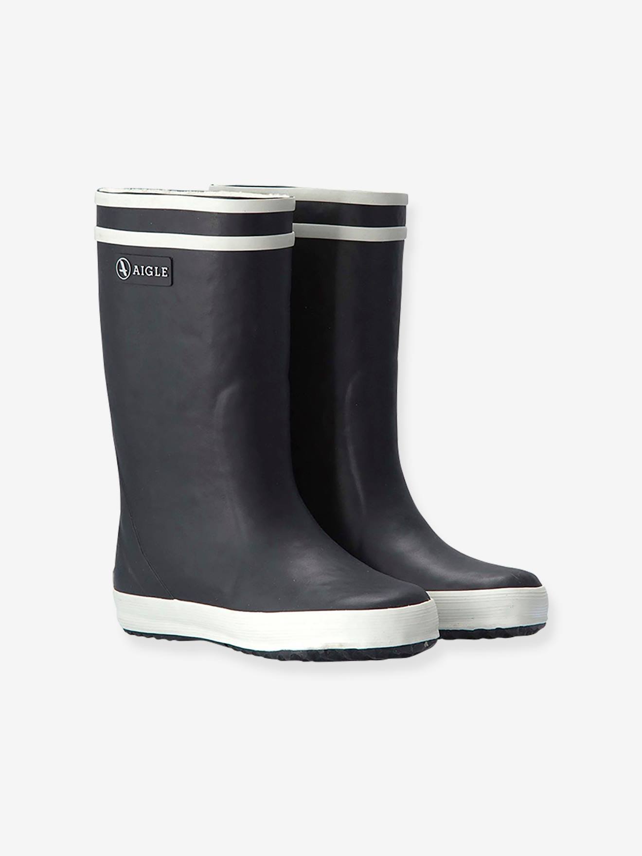 Bottes de pluie fourrées enfant Lolly Pop Fur AIGLE® marine