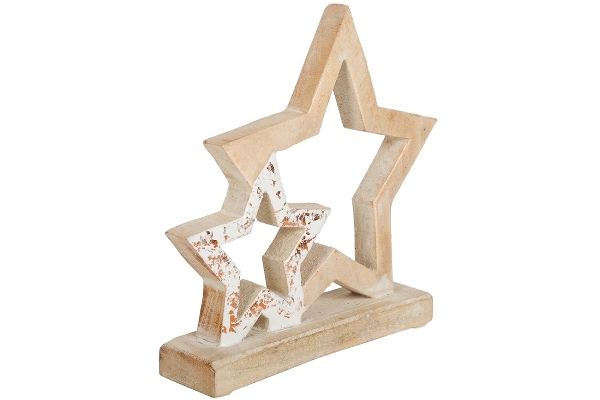 MyFlair Deko Puzzle Stern, ca. 20 cm